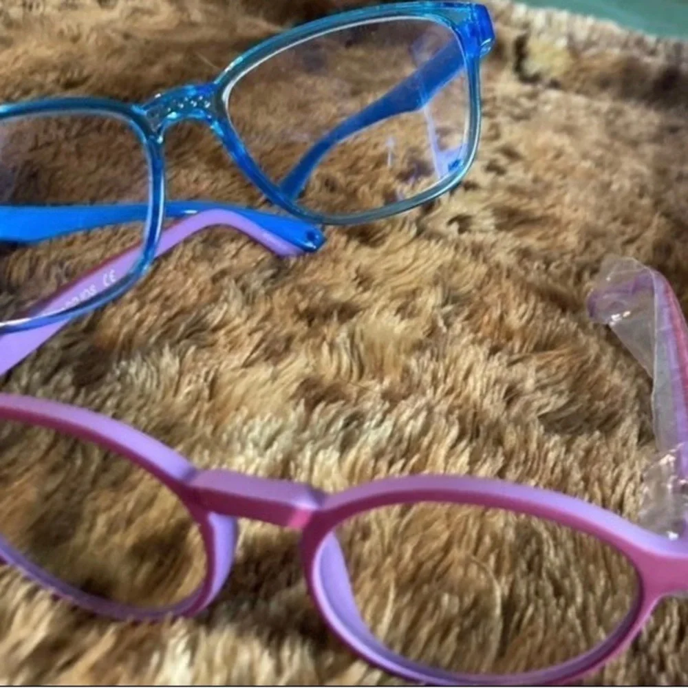 LOT 4 Pairs Eyeglasses Kids’ Eyewear Lead-free Polycarbonate NEW UV Protection